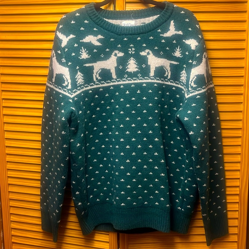 Men’s L Fair Isle J crew sweater! Never worn NWOT